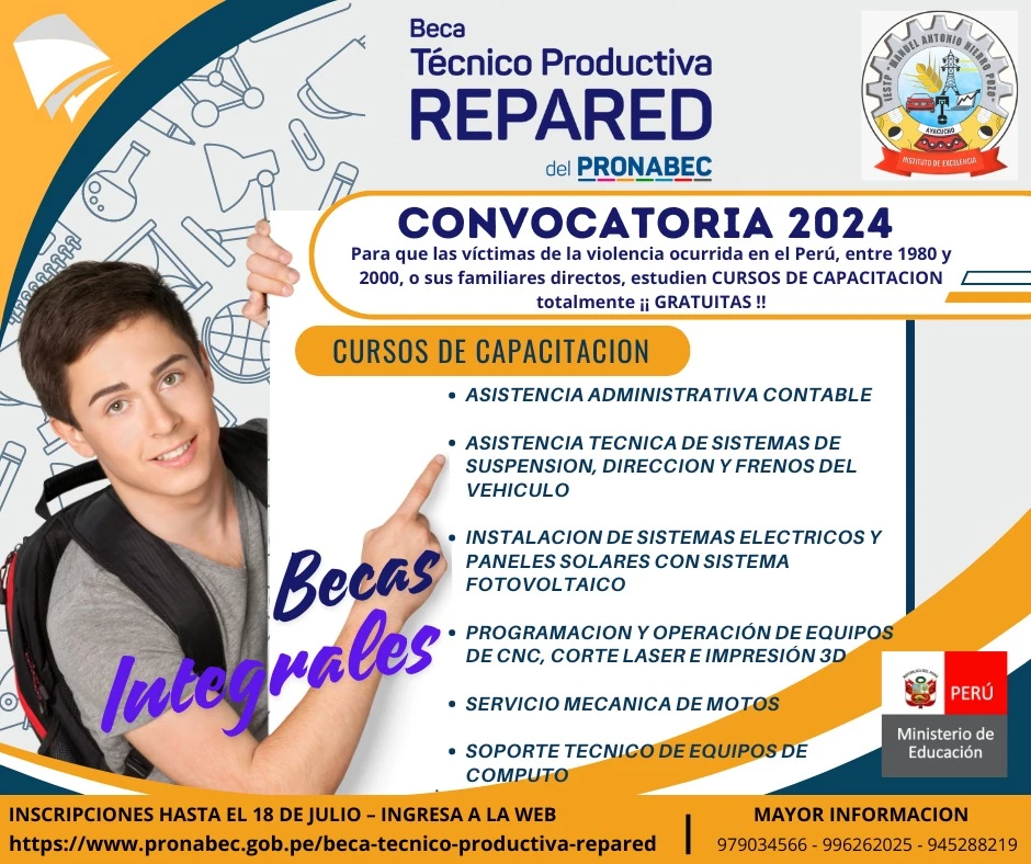 INVITACIÓN A INSCRIPCIÓN EN BECAS INTEGRALES