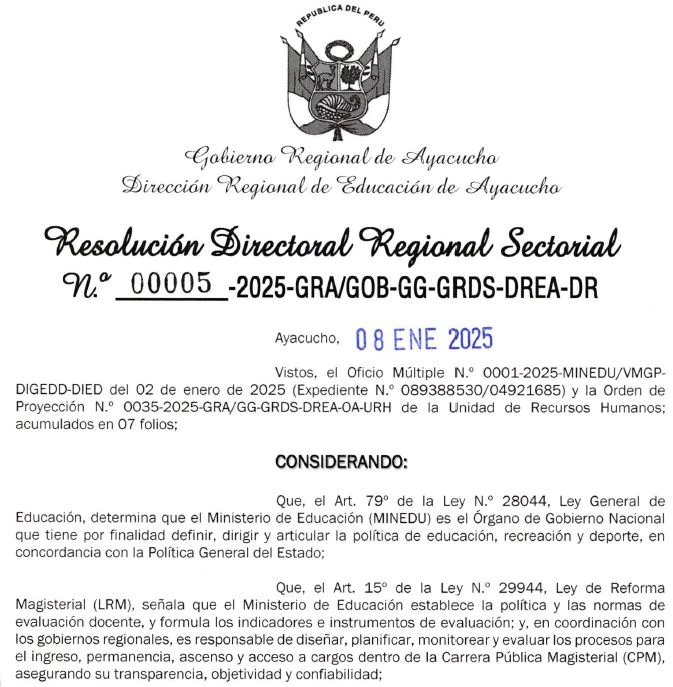 CONCURSO PÚBLICO DE INGRESO A LA CPM - ACTO PÚBLICO DE ADJUDICACIÓN