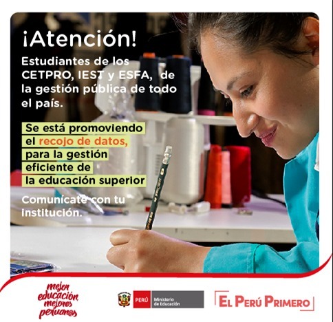 ATENCION ESTUDIANTES DEL LOS CETPRO IEST U ESFA DE GESTION PUBLICA